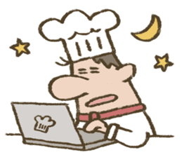 Chef Louie from Happy Sandwich Cafe sticker #9919549