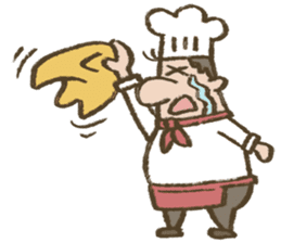 Chef Louie from Happy Sandwich Cafe sticker #9919551