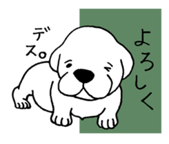 Labrador Retriever baby. sticker #9919998