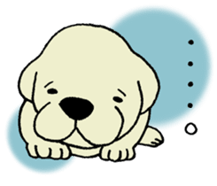 Labrador Retriever baby. sticker #9920020