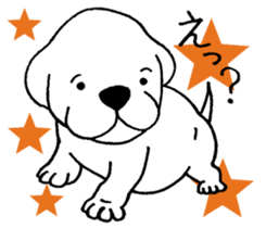 Labrador Retriever baby. sticker #9920026