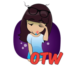 STRONG GURL sticker #9920329