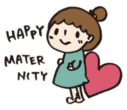 Maternity life & Birth sticker #9920676