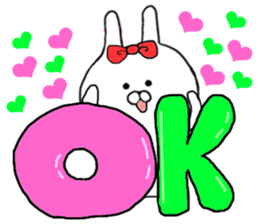 Chibi to rabbit favorite people sticker #9921072