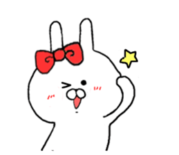 Chibi to rabbit favorite people sticker #9921085