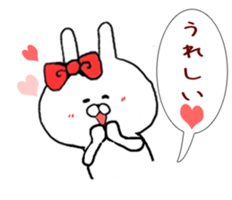 Chibi to rabbit favorite people sticker #9921086