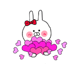 Chibi to rabbit favorite people sticker #9921104