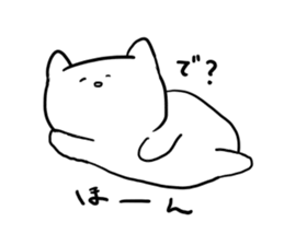 live freely rabbit and cat2. sticker #9921394