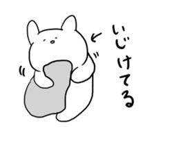 live freely rabbit and cat2. sticker #9921395