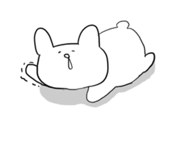 live freely rabbit and cat2. sticker #9921397