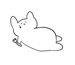 live freely rabbit and cat2. sticker #9921398