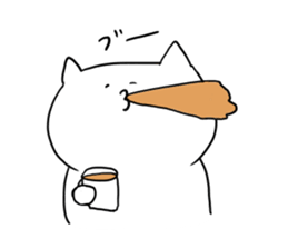 live freely rabbit and cat2. sticker #9921408