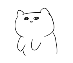 live freely rabbit and cat2. sticker #9921418