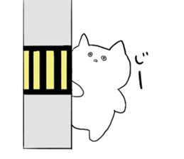 live freely rabbit and cat2. sticker #9921419