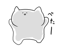 live freely rabbit and cat2. sticker #9921420