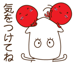 Good friend Sticker of squid and octopus sticker #9921781