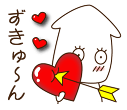 Good friend Sticker of squid and octopus sticker #9921785