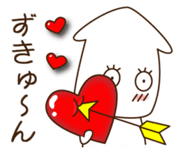 Good friend Sticker of squid and octopus sticker #9921785