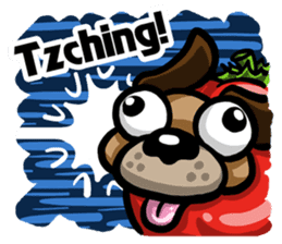 Tomadog the Tomato Dog (ID) sticker #9921994