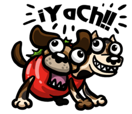 Tomadog the Tomato Dog (ID) sticker #9921995