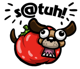Tomadog the Tomato Dog (ID) sticker #9921997