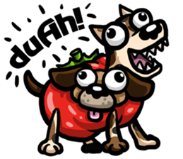 Tomadog the Tomato Dog (ID) sticker #9921998