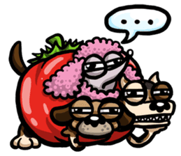 Tomadog the Tomato Dog (ID) sticker #9922007