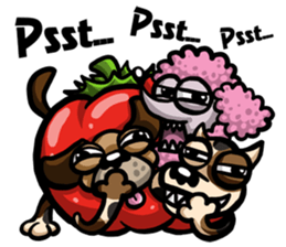 Tomadog the Tomato Dog (ID) sticker #9922011