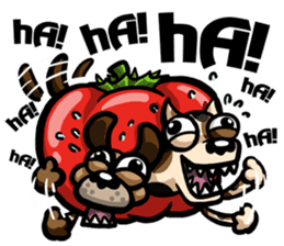 Tomadog the Tomato Dog (ID) sticker #9922015