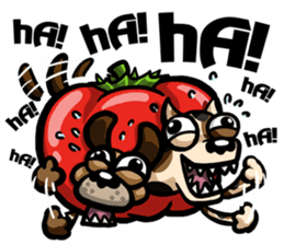 Tomadog the Tomato Dog (ID) sticker #9922015