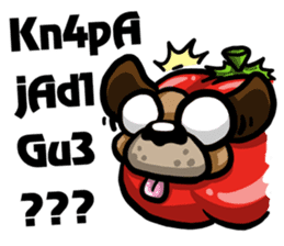 Tomadog the Tomato Dog (ID) sticker #9922018