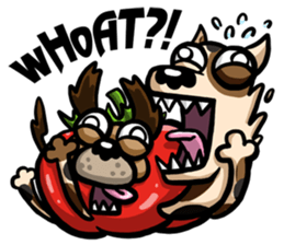Tomadog the Tomato Dog (ID) sticker #9922021