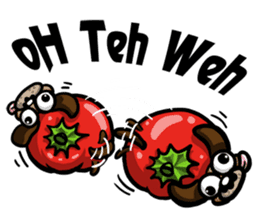 Tomadog the Tomato Dog (ID) sticker #9922022