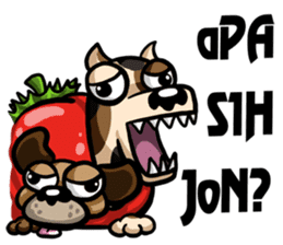 Tomadog the Tomato Dog (ID) sticker #9922023