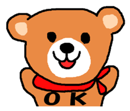 Bear nhochan sticker sticker #9922154
