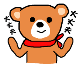 Bear nhochan sticker sticker #9922168