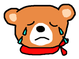 Bear nhochan sticker sticker #9922178