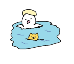 dog and human sticker #9922772