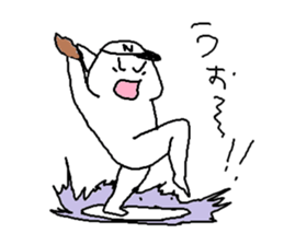 dog and human sticker #9922782