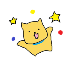 dog and human sticker #9922786