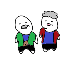 dog and human sticker #9922788