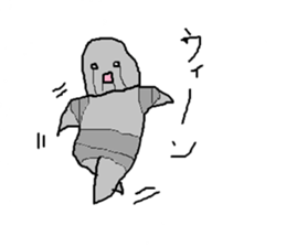 dog and human sticker #9922789