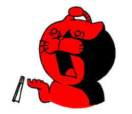 cat'sman for samurai sticker #9923462