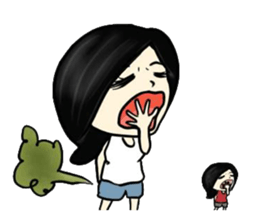 bad girl red fish (reborn) sticker #9923573