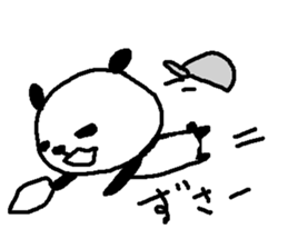 Baseball panda stickers! sticker #9923795