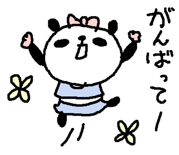 Baseball panda stickers! sticker #9923798