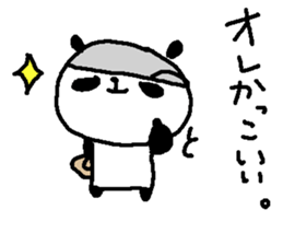 Baseball panda stickers! sticker #9923831