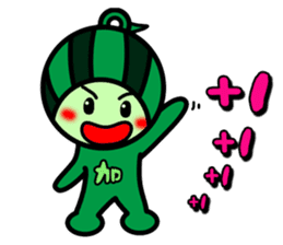 Watermelon Guy - Emotion part sticker #9924484