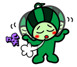Watermelon Guy - Emotion part sticker #9924489
