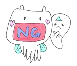 Cuttlefish with spook 2nd season sticker #9924839